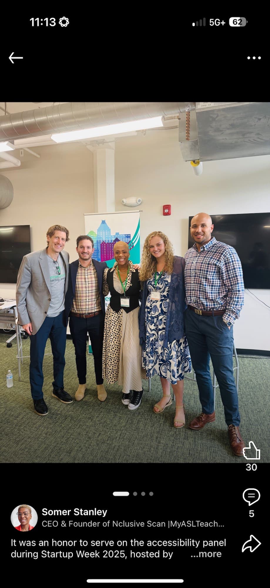 Our founder with various industry professionals.