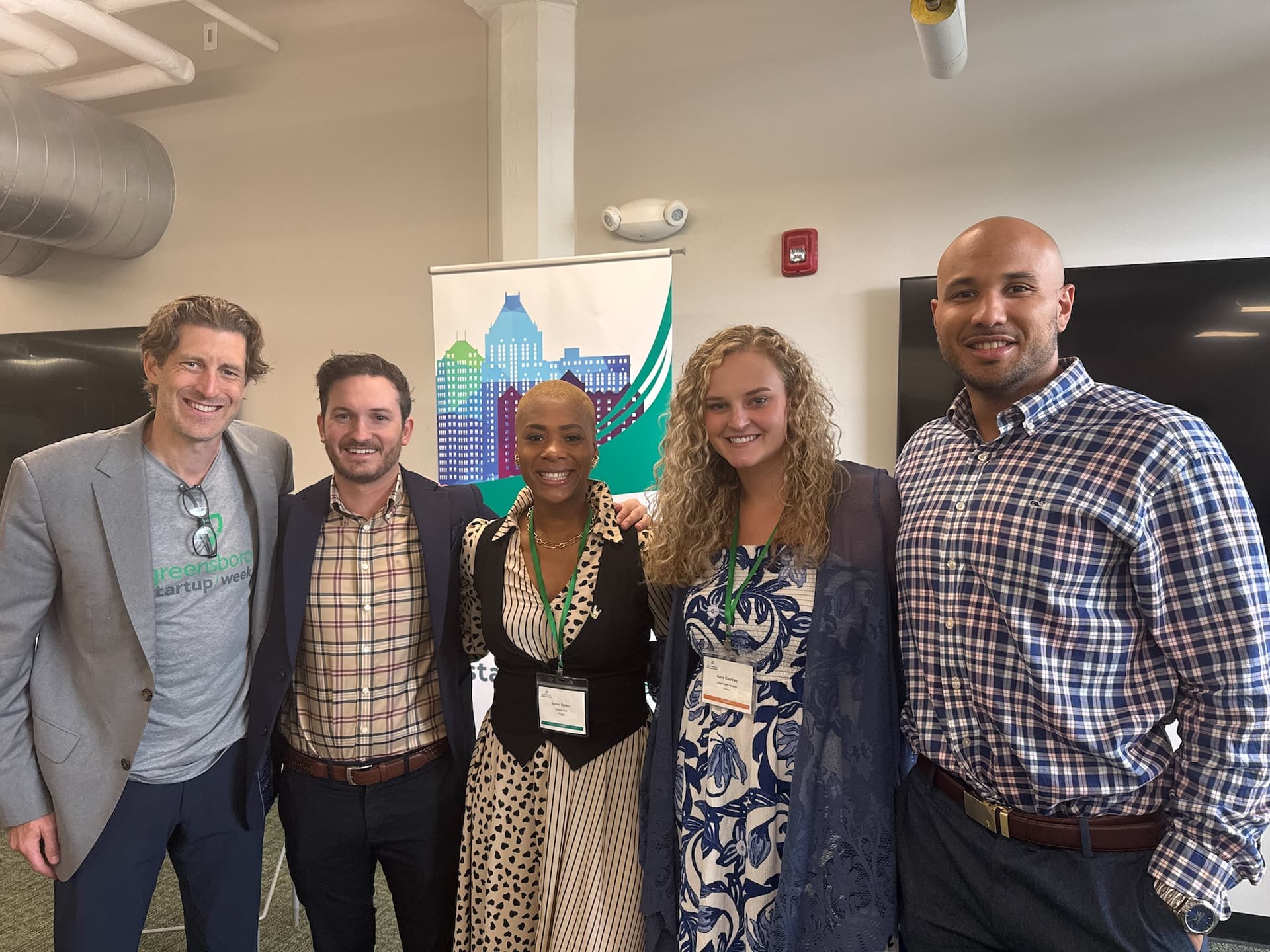 Our founder with various industry professionals.